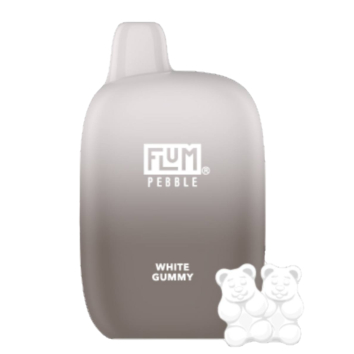 FLUM Pebble 6000 затяжек - White Gummy (Мишки Гамми) - Вдох Выдох